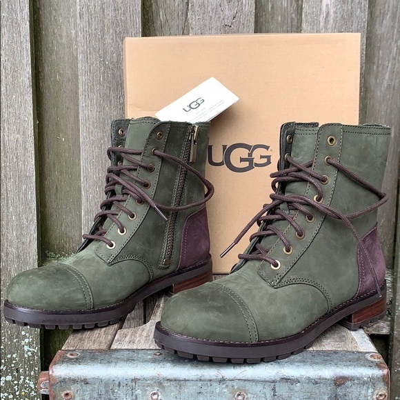 UGG KILMER NEW! Shearling Lined Zip Lace Up Boot - Picture 11 of 11